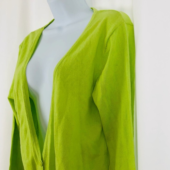 Bongo Cotton button front cardigan sweater L - Picture 8 of 14